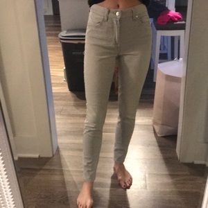 7 for all mankind jeans high waist ankle skinny